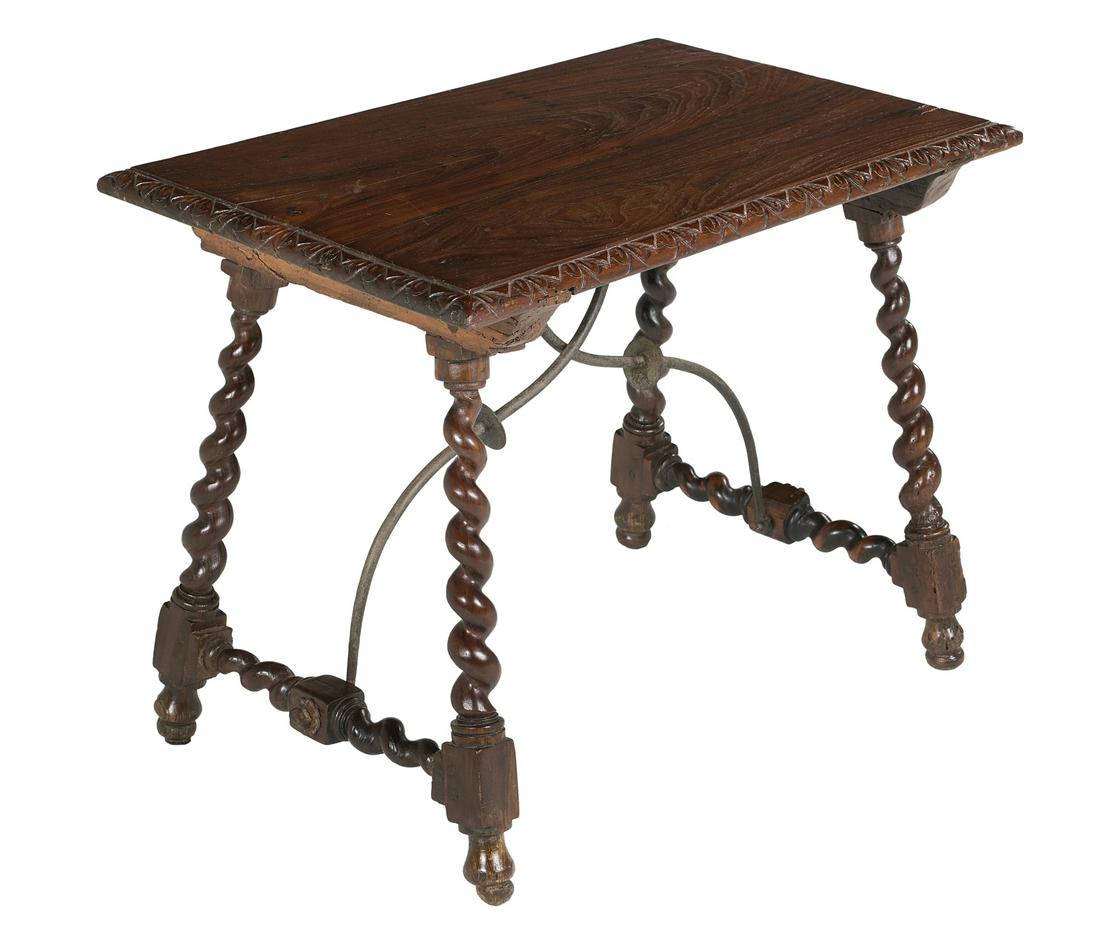 Provincial Iberian Oak Guard Room Table (1 of 2)