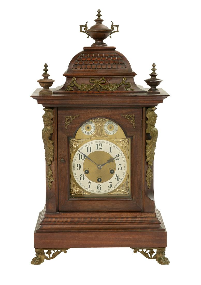 Junghans Mahogany Musical Bracket Clock (1 of 2)