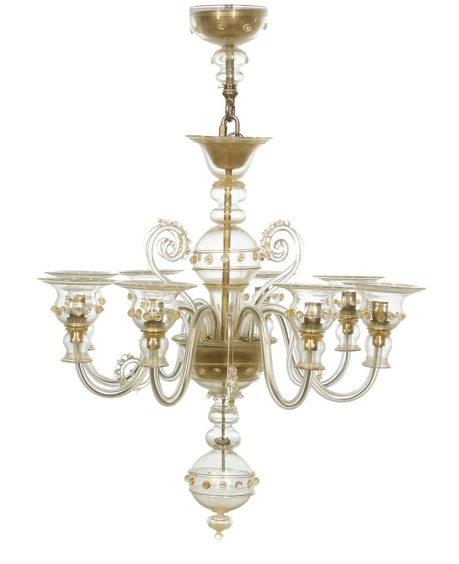 Murano Glass Chandelier (1 of 1)