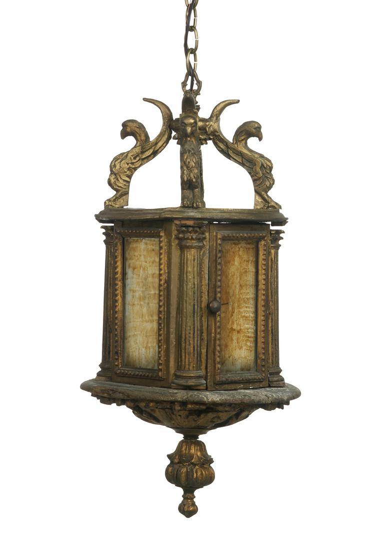 Continental Giltwood Lantern (1 of 1)