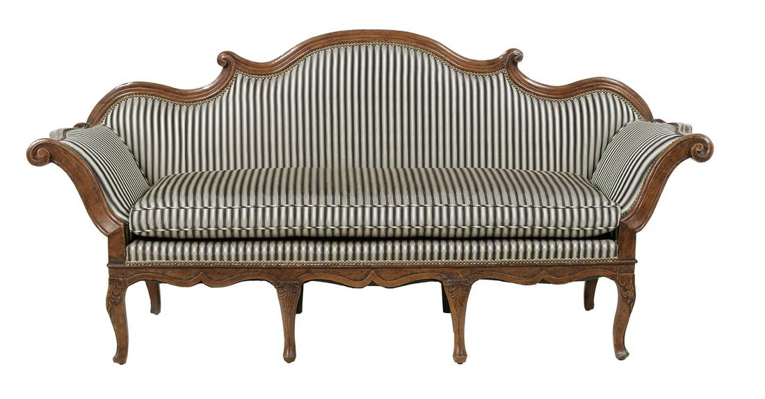 Italian Walnut Settee (1 of 2)