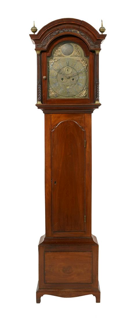 George III Mahogany Tall Case Clock (1 of 2)