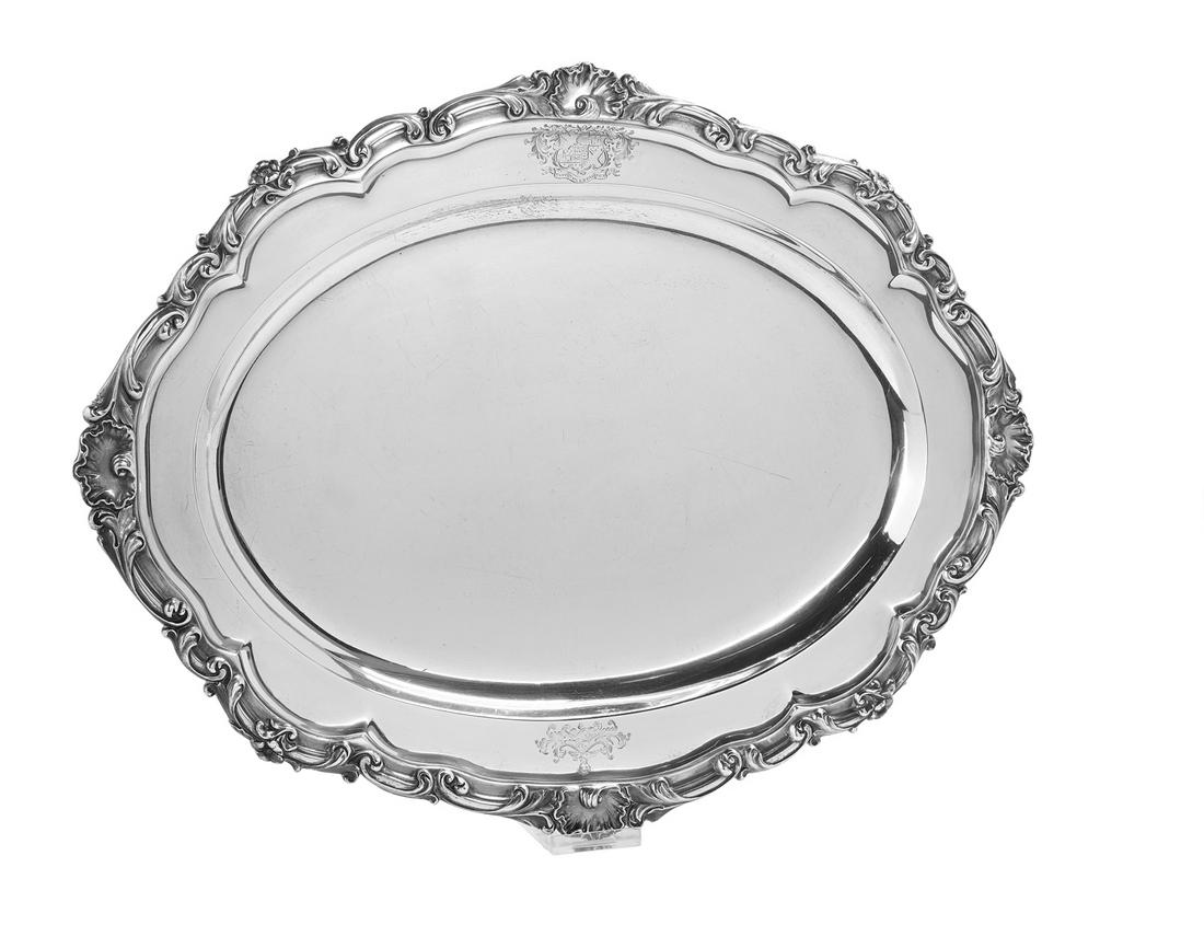 Storr & Mortimer Sterling Silver Platter (1 of 2)