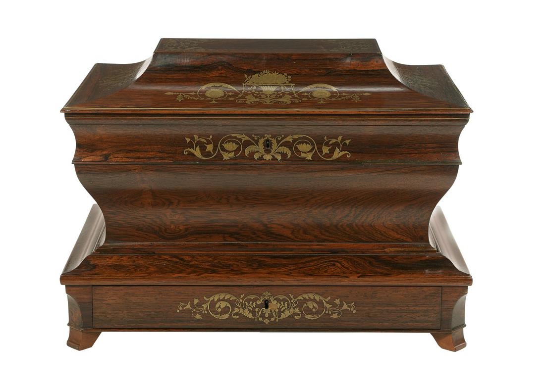 William IV Rosewood Cellarette (1 of 2)