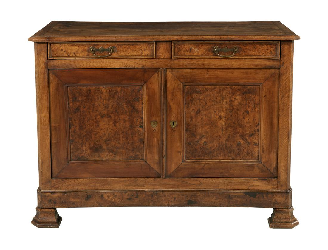 Louis-Philippe Fruitwood and Burl Elm Buffet (1 of 3)