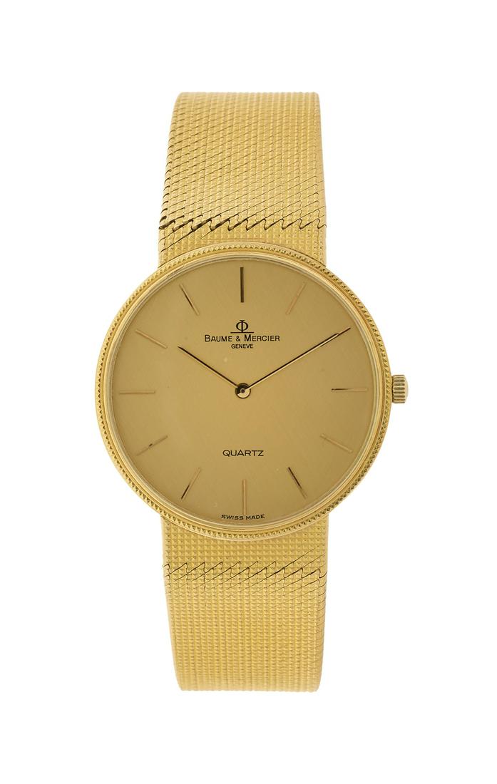 Gentleman's Baume & Mercier Gold Watch (1 of 1)