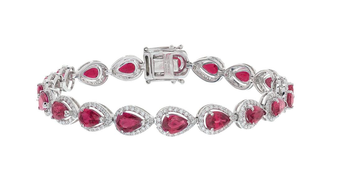 Ruby and Diamond Bracelet (1 of 2)