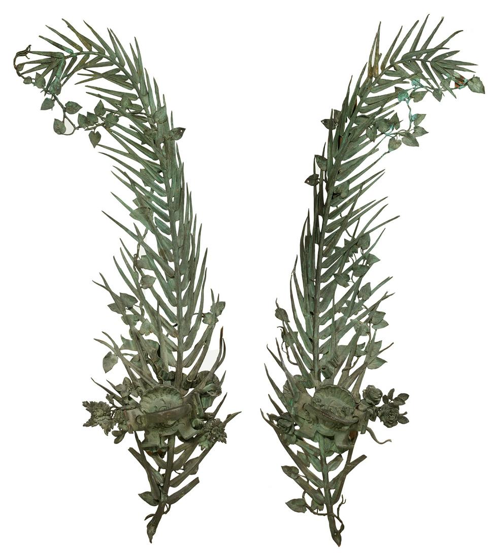 Pair of Monumental French Bronze Door Handles (1 of 2)