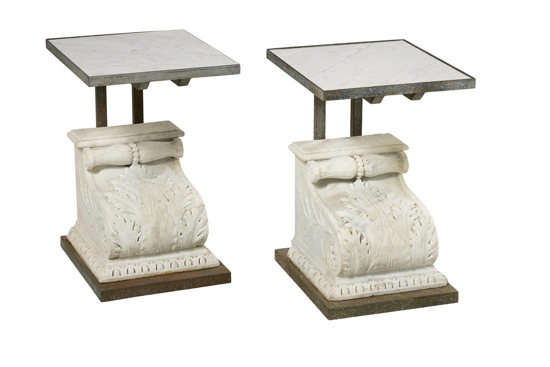Pair of Carved Marble Architectural Corbels (1 of 1)
