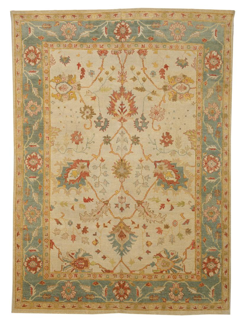 Turkish Angora Oushak Carpet (1 of 1)