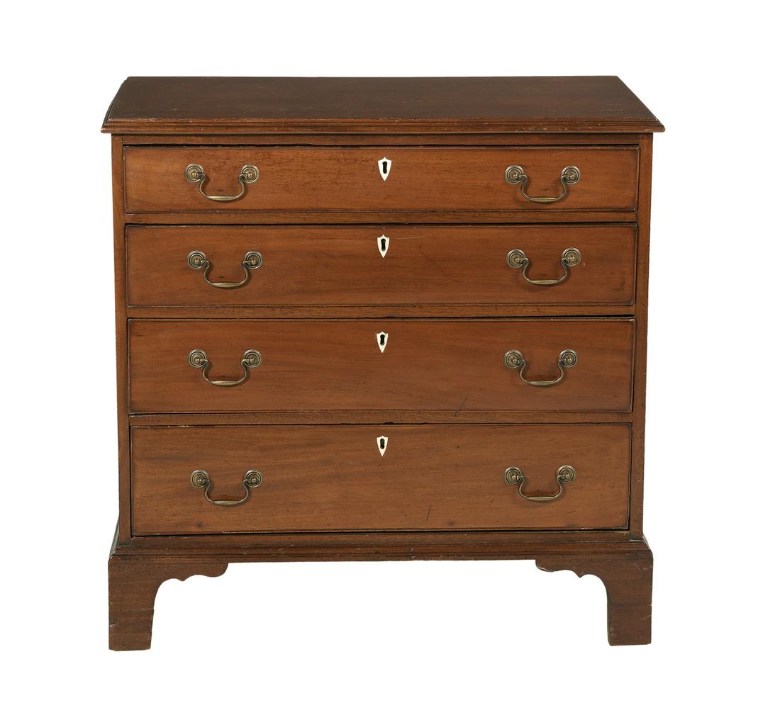 George III-Style Mahogany Chest (1 of 3)