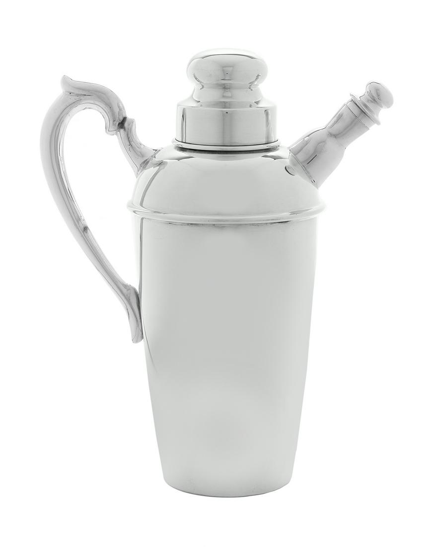 Peruvian Sterling Silver Cocktail Shaker (1 of 1)
