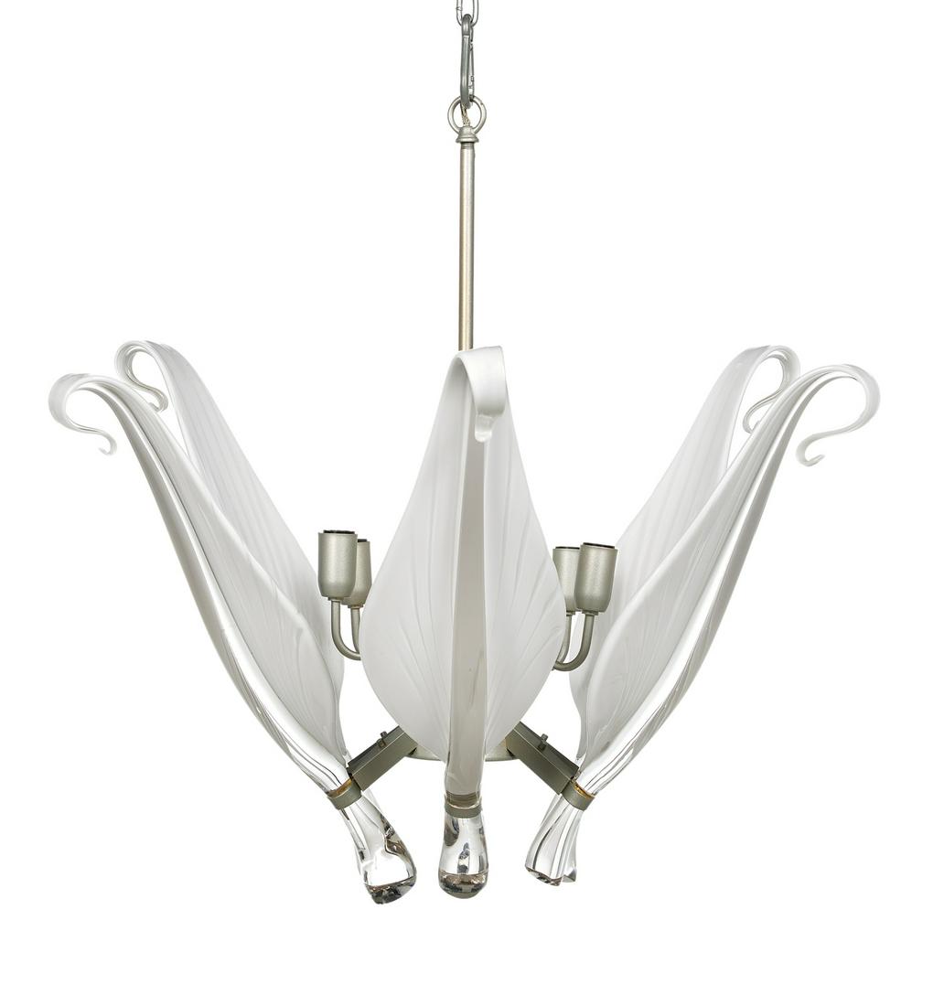 Franco Luce Modernist Murano Glass Chandelier (1 of 1)