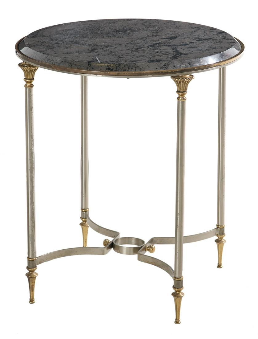 Neoclassical-Style Marble-Top Gueridon (1 of 1)
