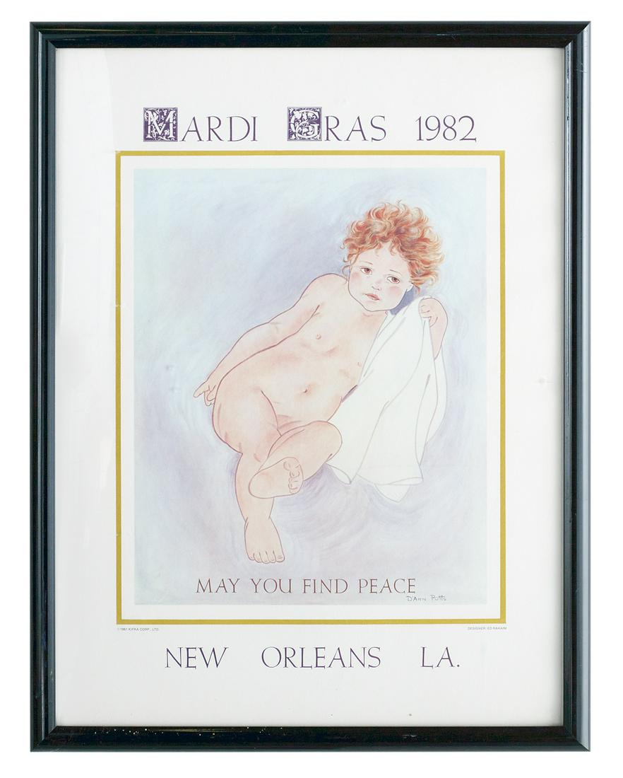 New Orleans Mardi Gras Poster, 1982 (1 of 2)