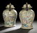354: Pair of Chinese Export Porcelain Covered Jars