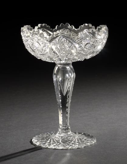 Clark Cut Glass Company Brilliant-Cut Jelly Stand