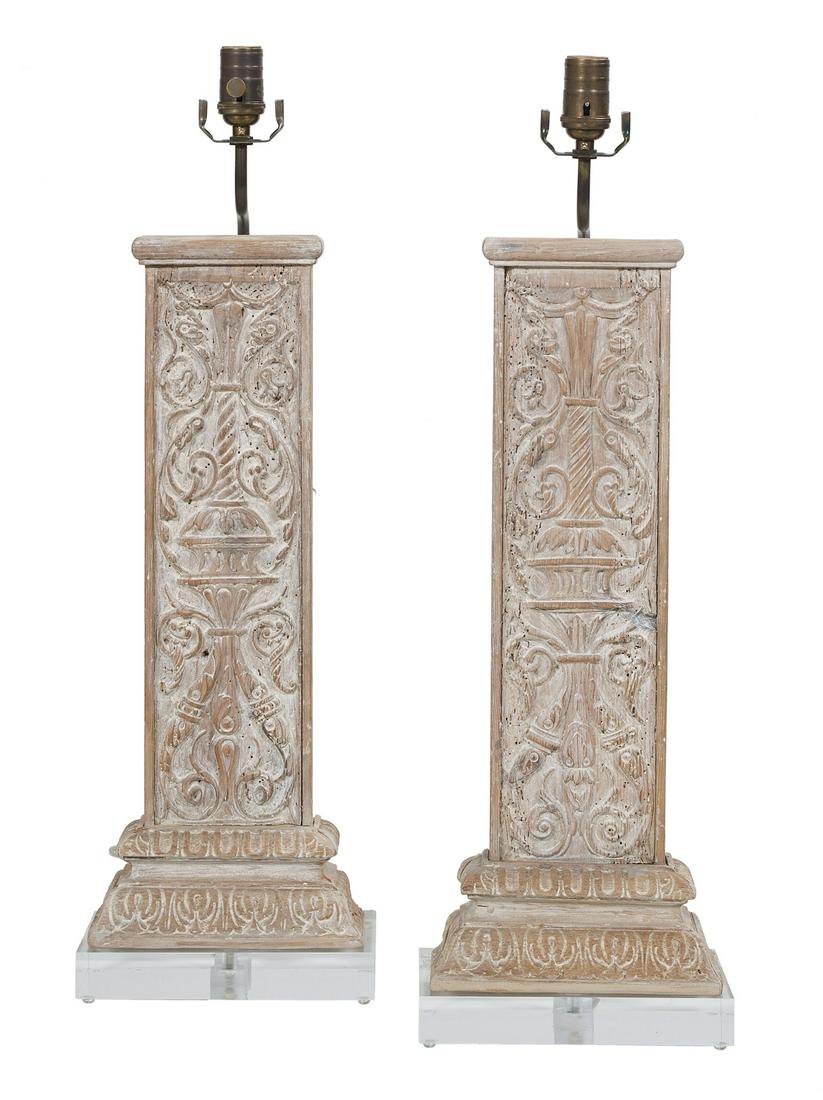 Pair of Continental Architectural Fragments (1 of 1)