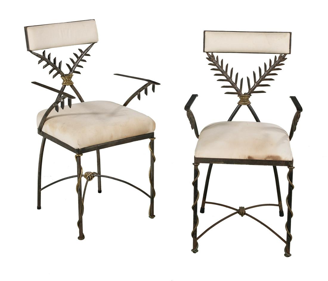 Pair of Mario Villa "Palm" Side Chairs (1 of 3)