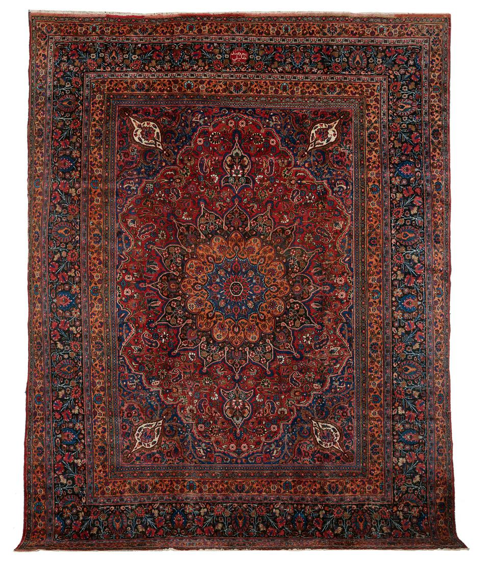 Semi-Antique Kashan Carpet (1 of 1)