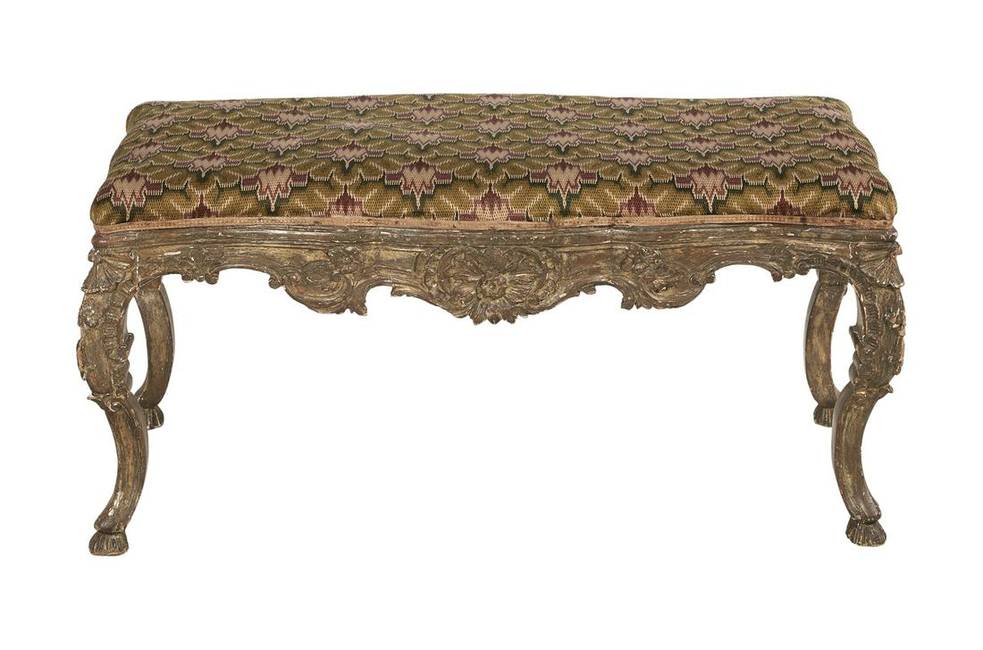 Italian Giltwood Stool in the Rococo Taste (1 of 2)