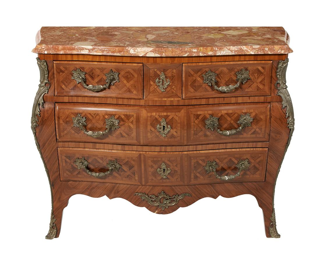 Regence-Style Marble-Top Commode (1 of 2)