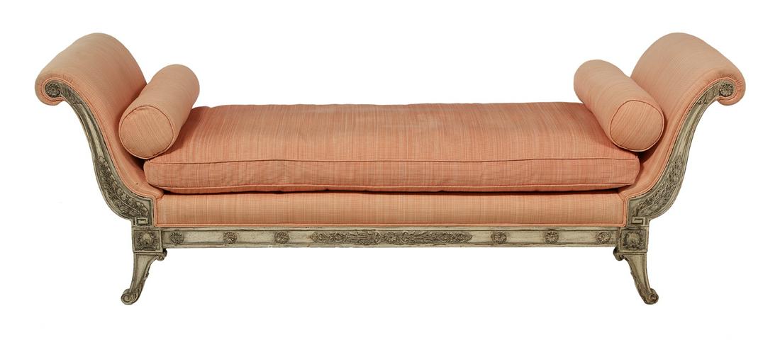 Directoire-Style Polychromed Window Seat (1 of 2)