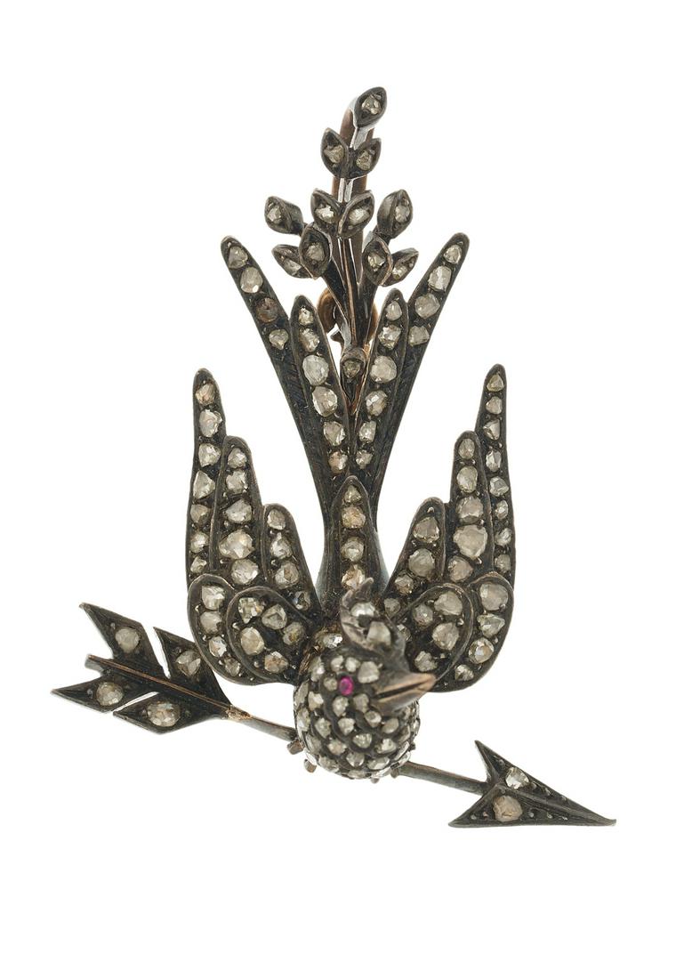 Antique Victorian Diamond Pendant (1 of 1)