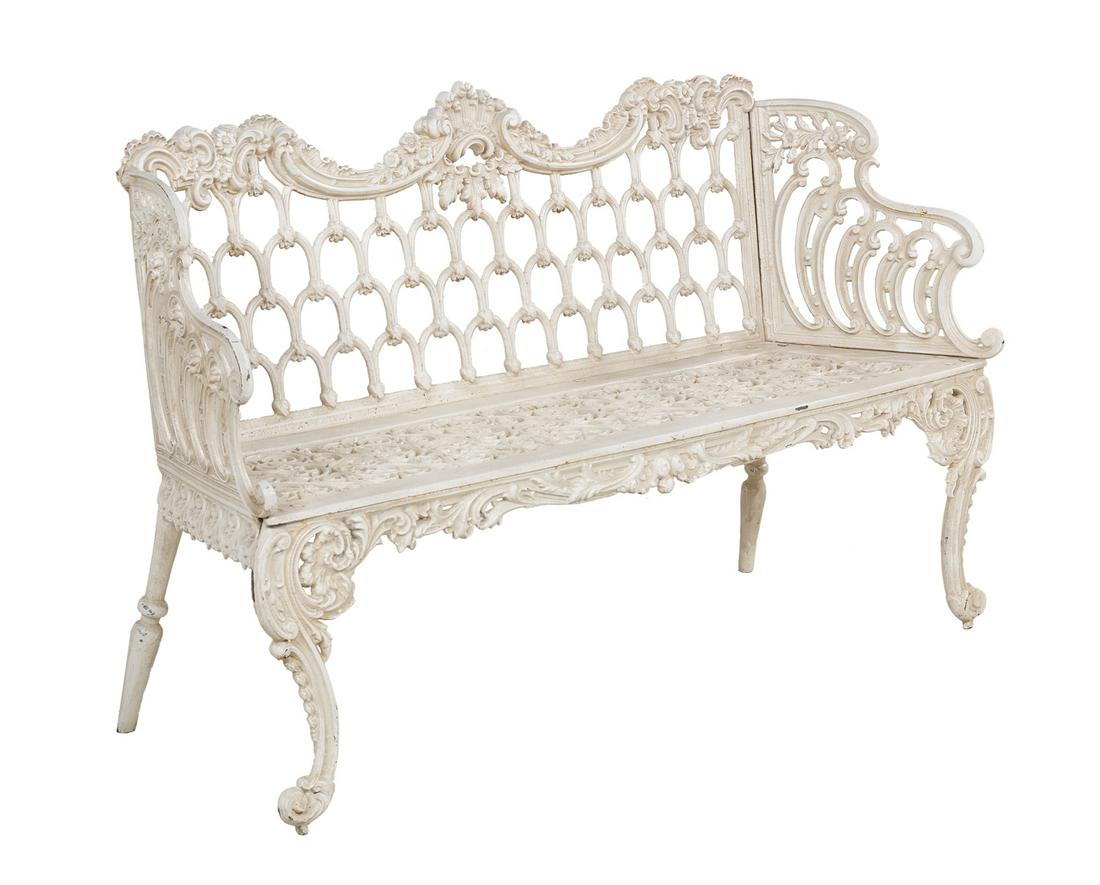 Victorian Cast Iron Garden Bench (1 of 1)