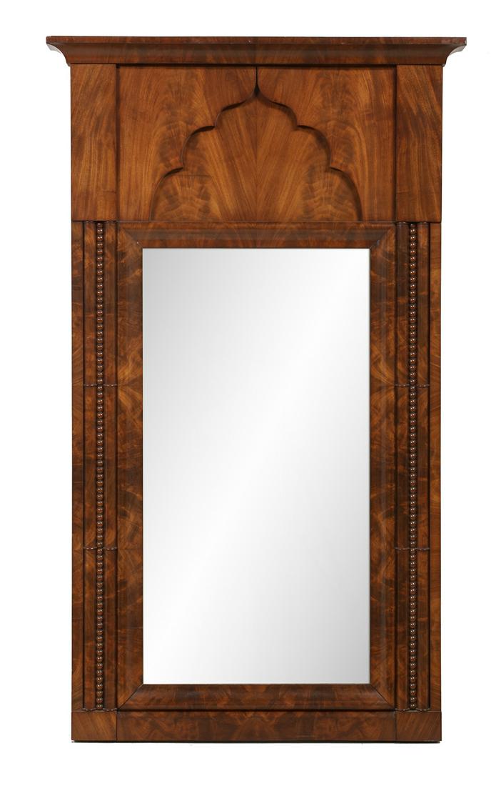 Mahogany-Veneered Mirror in the Moorish Taste (1 of 2)
