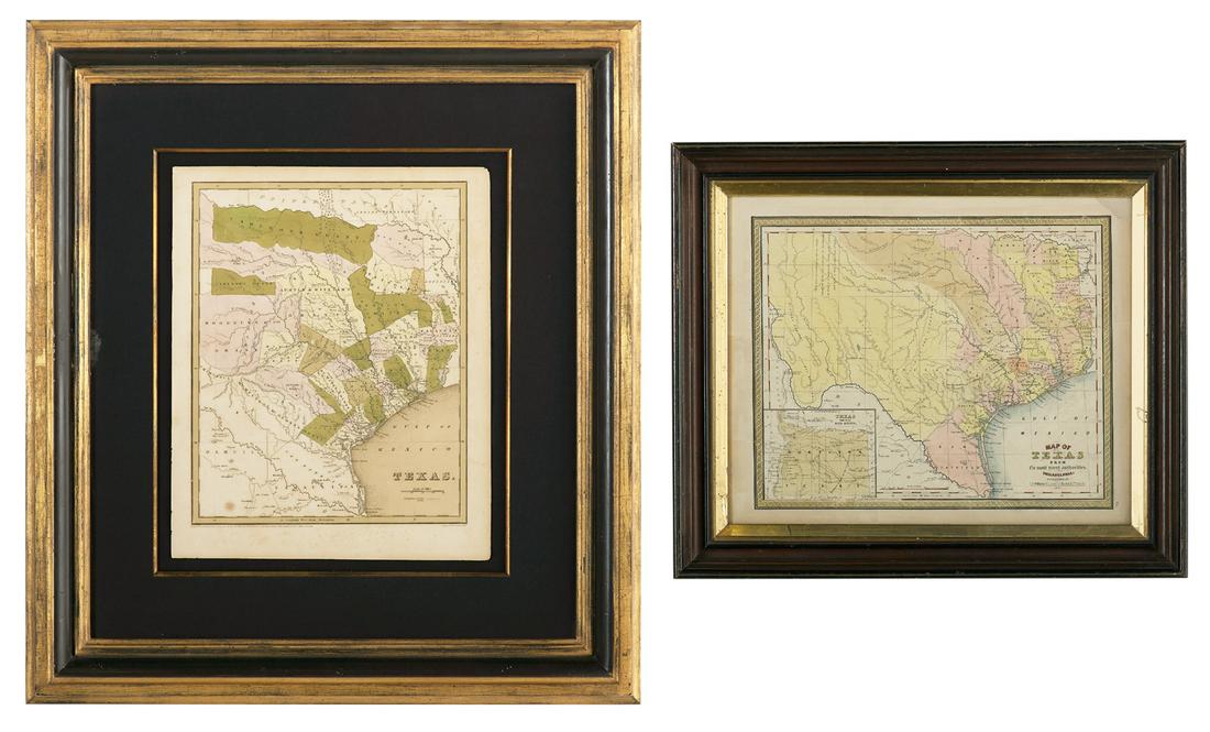 Two Early Maps of the Texas Republic (1 of 3)