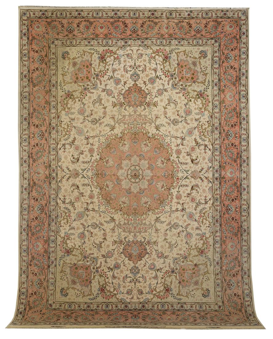 Silk Tabriz Carpet (1 of 2)