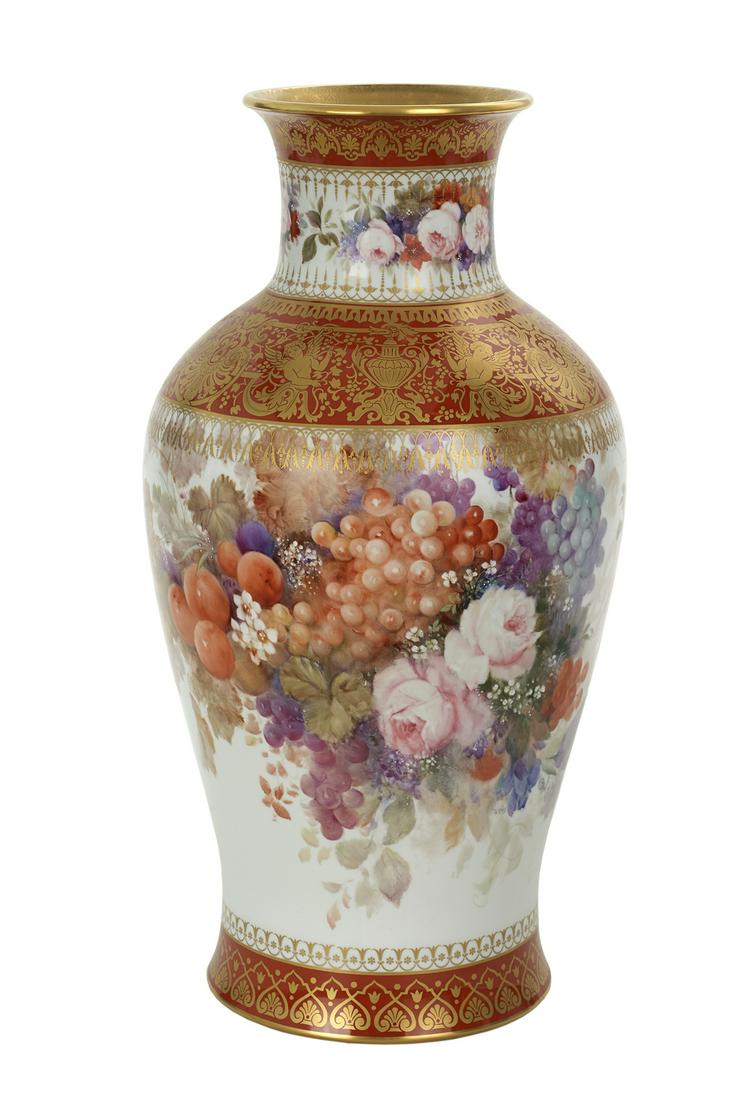 Monumental Nippon Artist-Signed Presentation Vase (1 of 4)