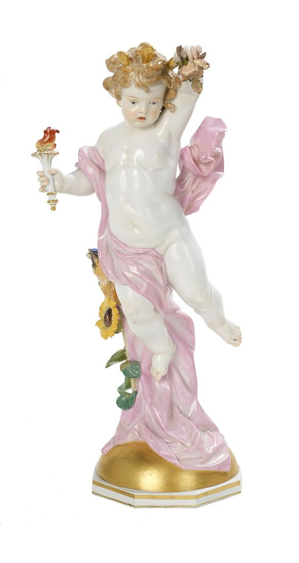 Meissen Porcelain Figure Personifying "Day" (1 of 3)