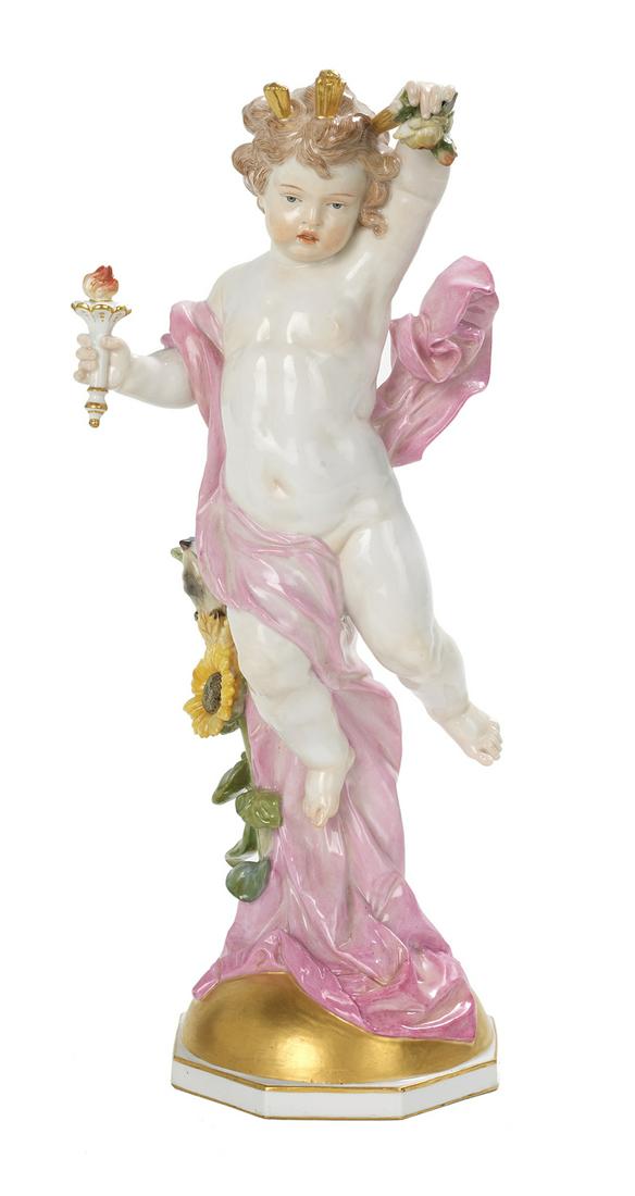 Meissen Porcelain Figure Personifying "Day" (1 of 3)