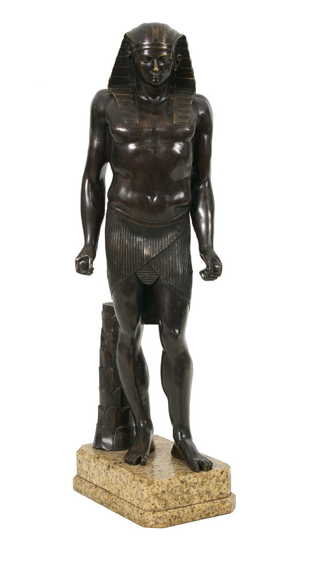 Italian Patinated Bronze of "Antinous-Osiris" (1 of 2)