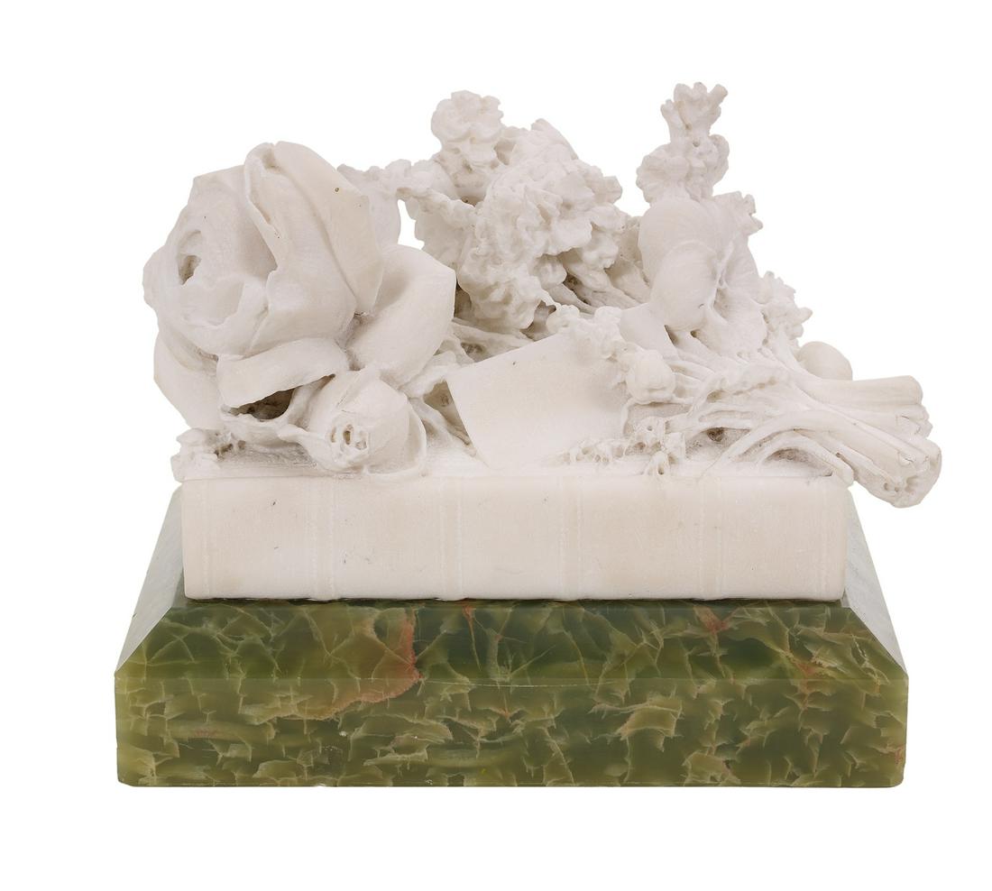 Unusual Italian Marble Still Life Sculpture (1 of 2)