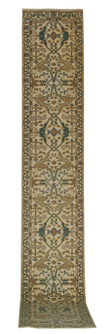 Turkish Angora Oushak Runner (1 of 1)