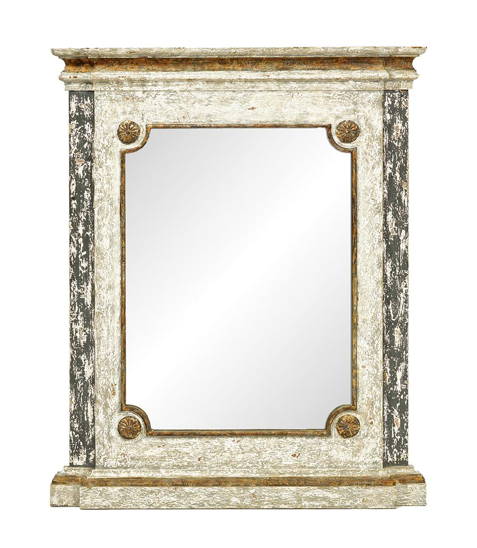 Painted and Parcel-Gilt Mirror (1 of 1)