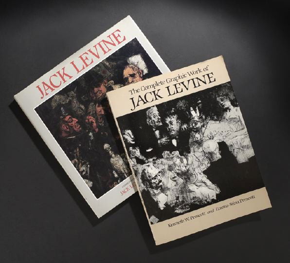 Jack Levine (b. 1915): Jack Levine (b. 1915), two books, including Kenneth W. and Emma-Stina Prescott, The Complete Graphic Work of Jack Levine (Mineola, New York: Dover, 1984), paperbound, and Stephen Robert Frankel, ed. J