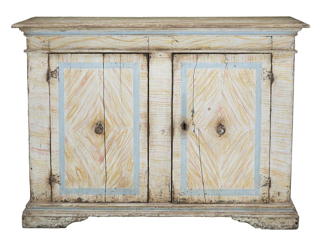 Continental Polychromed Cabinet (1 of 1)