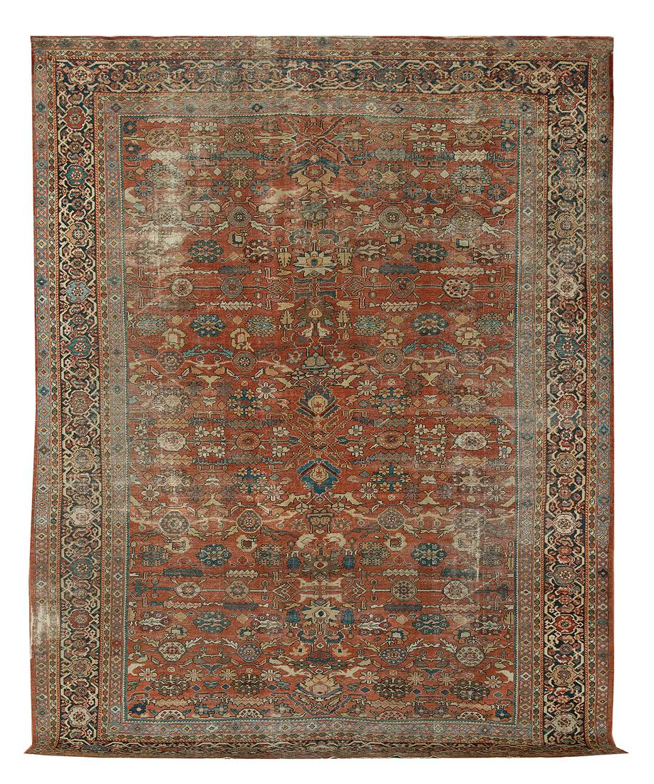 Semi-Antique Mahal Carpet (1 of 1)