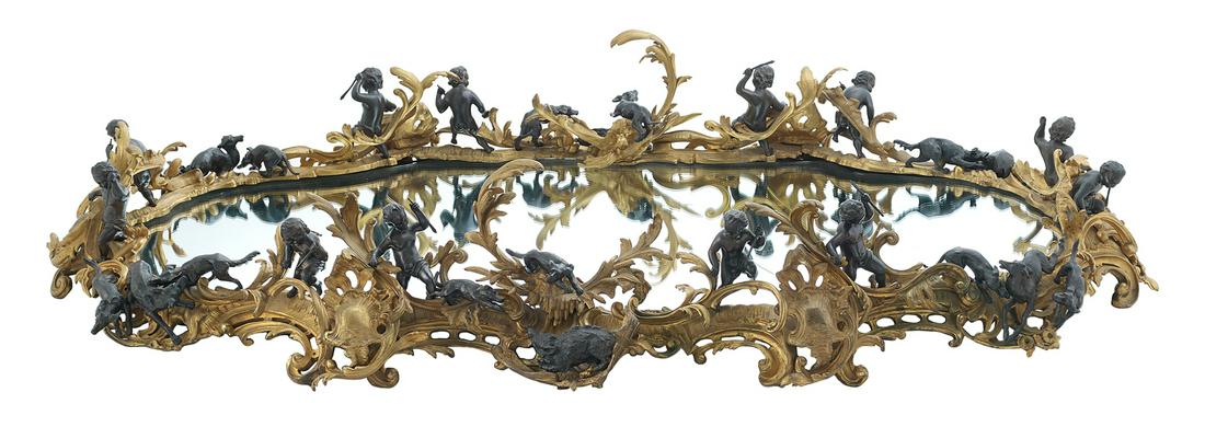 French Bronze Dore et Patine Surtout de Table (1 of 7)