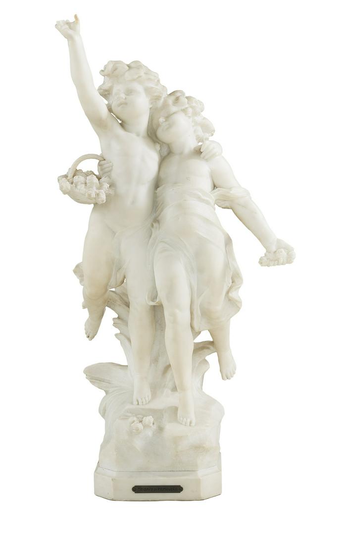 E. Battiglia (Italian/19th Century) "Primavera" (1 of 1)