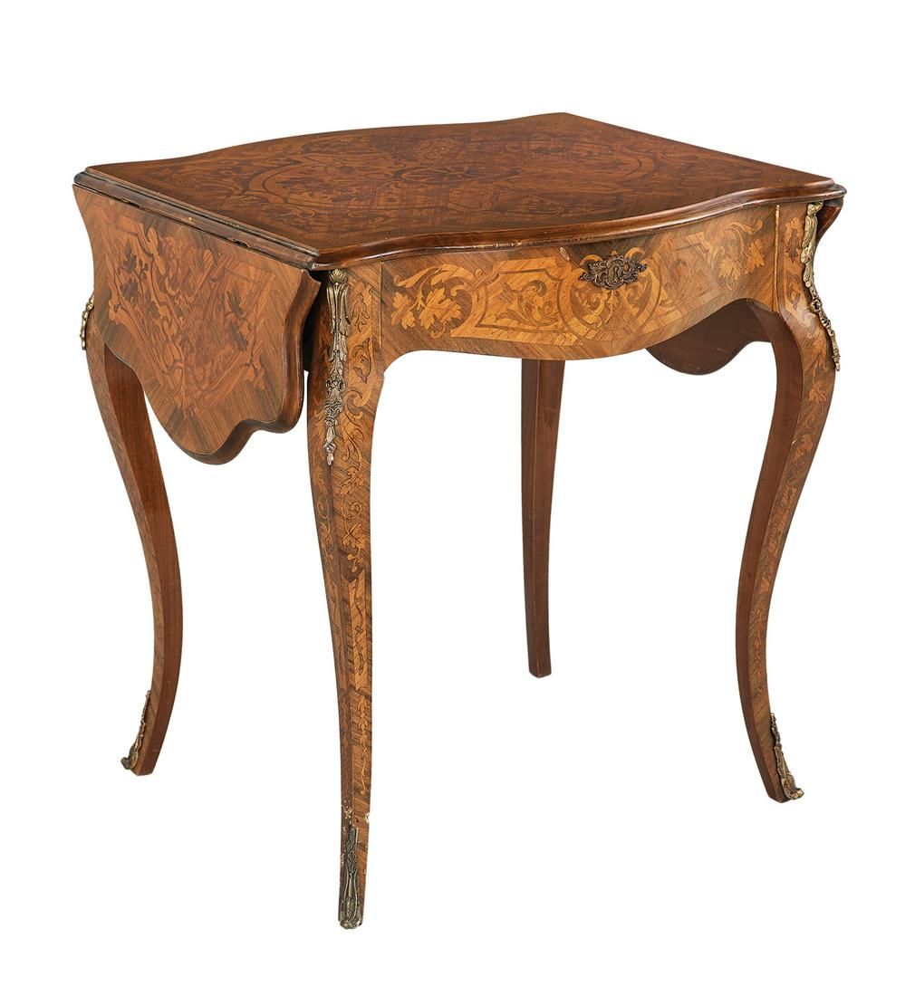 Louis XV-Style Kingwood Occasional Table (1 of 2)
