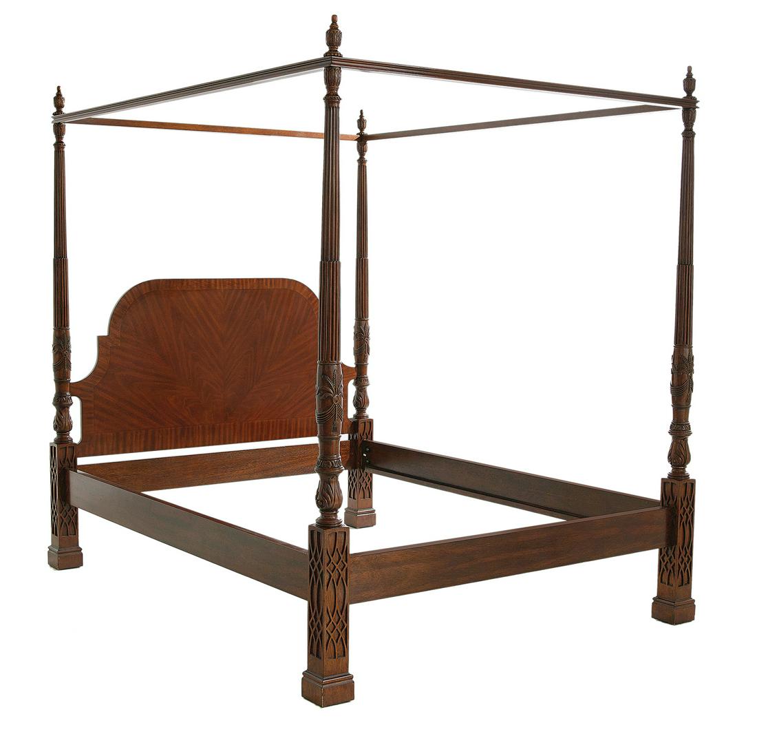 George III-Style Mahogany Tester Bed (1 of 1)