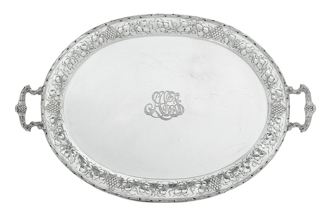American Sterling Silver Tea Tray (1 of 1)