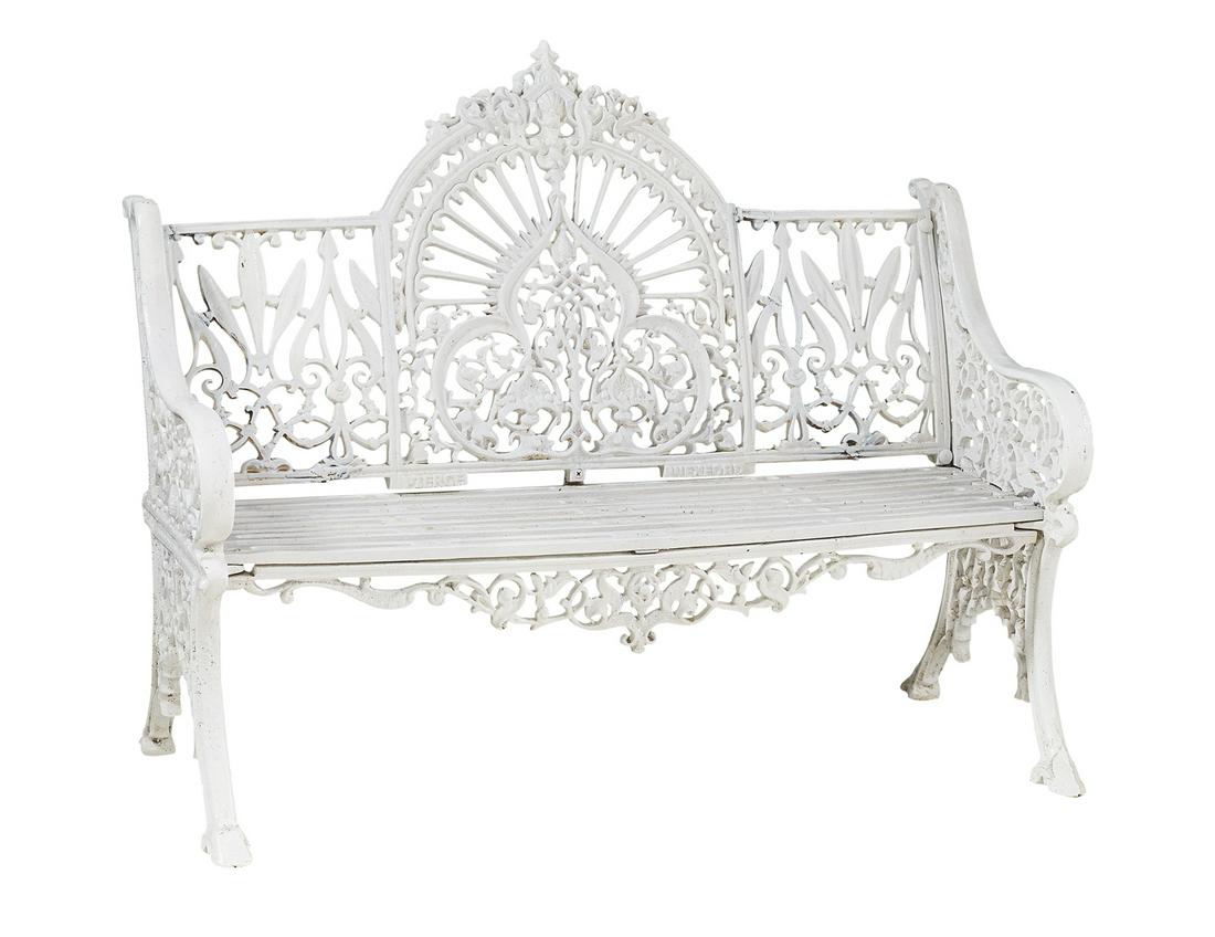 Victorian-Style Cast Iron Garden Bench (1 of 1)