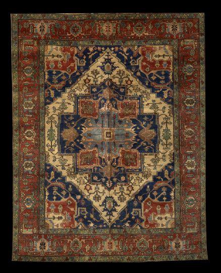 Agra Serapi Carpet: Agra Serapi Carpet, 8' x 10' 2".
