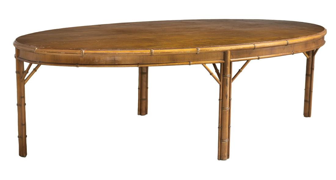 T. H. Robsjohn-Gibbings Faux Bamboo Table (1 of 1)